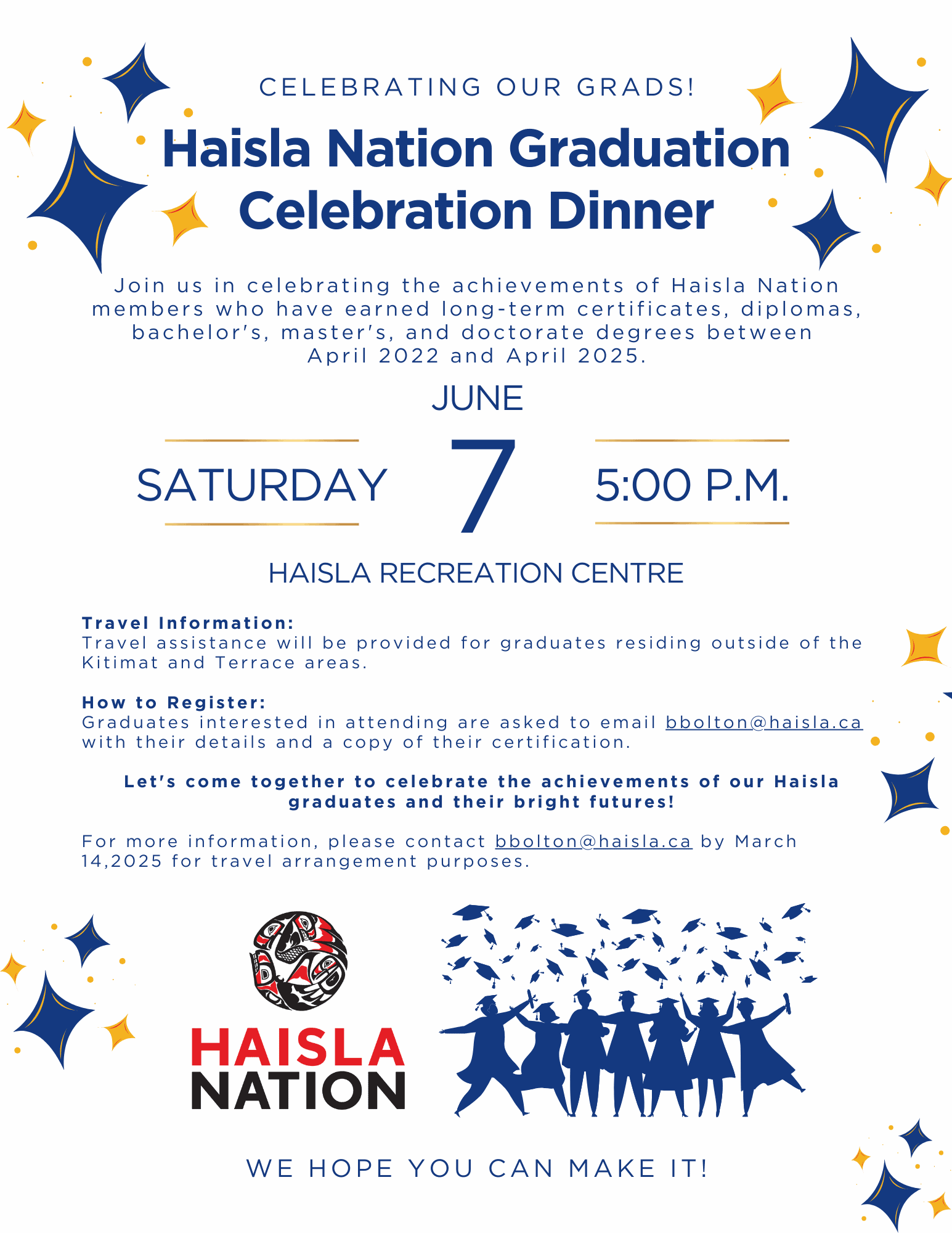 Celebrating Haisla Graduates