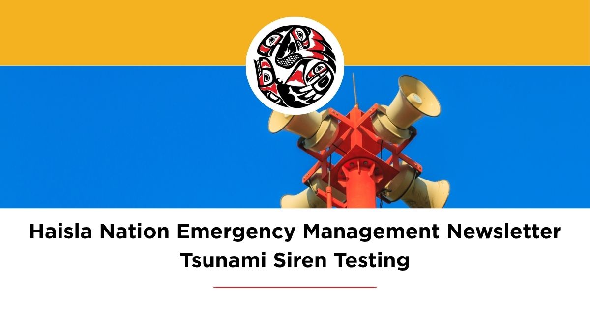 Haisla Nation Emergency Management Tsunami Awareness Newsletter